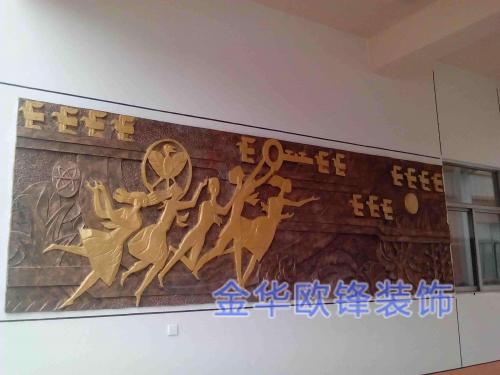 玻璃鋼仿銅浮雕